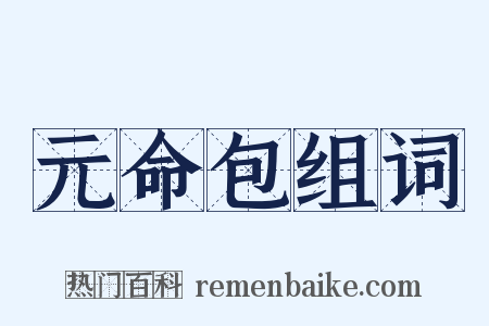 元命包组词是什么意思的图片